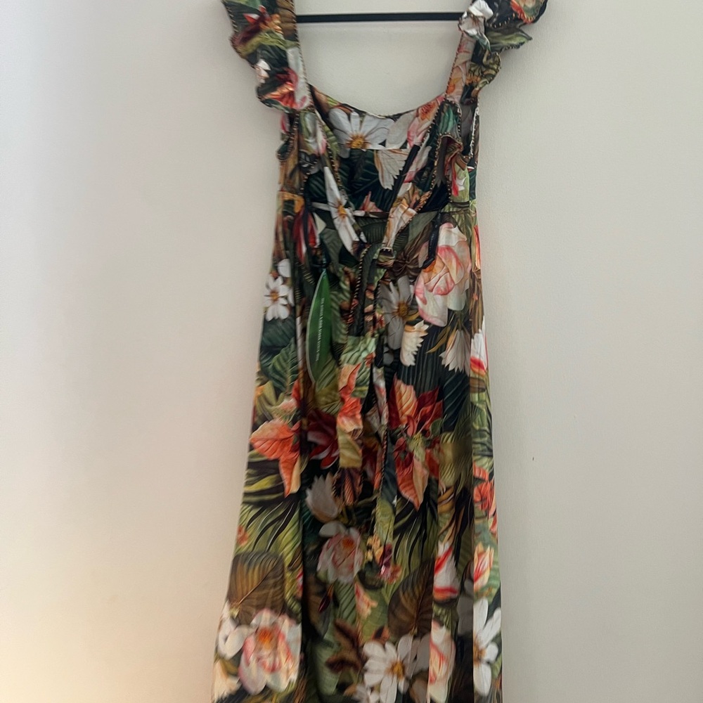 FARM Rio Green Tropical Floral Maxi Dress - Picture 12 of 16